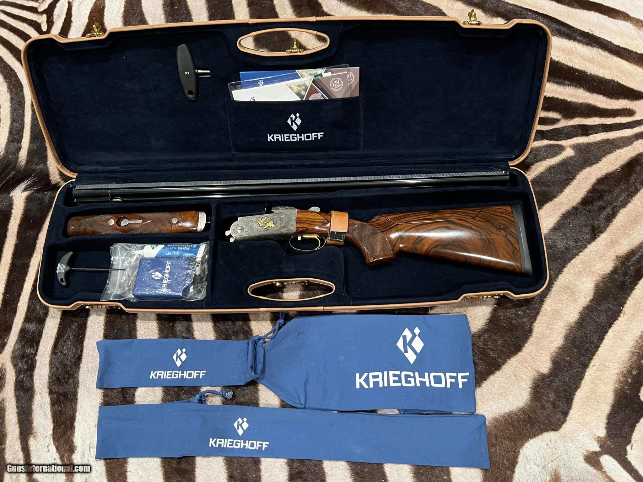 Krieghoff K80 Parcours X Gold Bavarian 32” HYND Arms